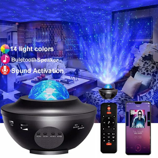 Colorful Starry Sky Galaxy Projector