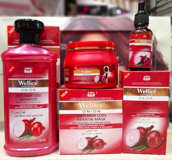 Deal Of 3 Wellice Deal Onion Shampoo Onion Oil ‘hair Mask